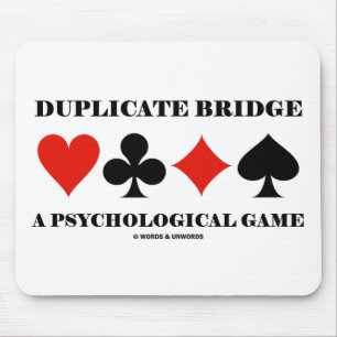 Duplicate Bridge A Psychological Game Mouse Mat