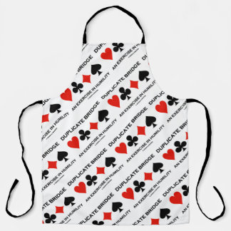 Duplicate Bridge An Exercise In Humility (Humour) Apron