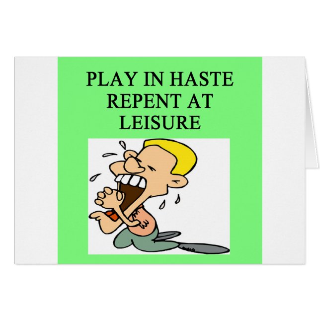 duplicate bridge and game players joke (Front Horizontal)