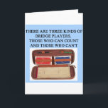 duplicate bridge game player card<br><div class="desc">fun for your bridge club</div>