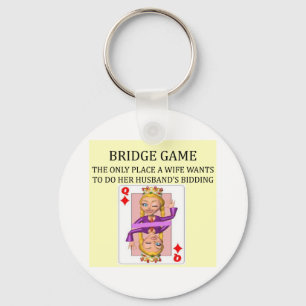 duplicate bridge game player key ring