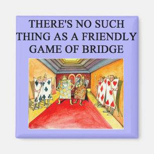 duplicate bridge game player magnet
