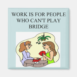 duplicate bridge game player magnet