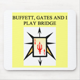 duplicate bridge game player mouse mat