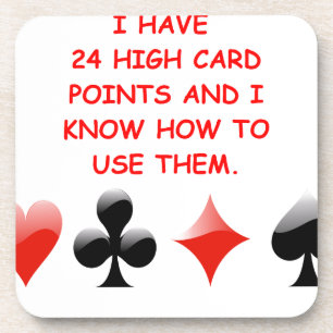 duplicate bridge joke coaster