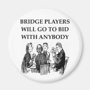 duplicate bridge jokes magnet