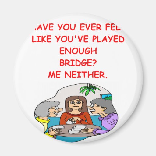 Image of duplicate bridge Magnet