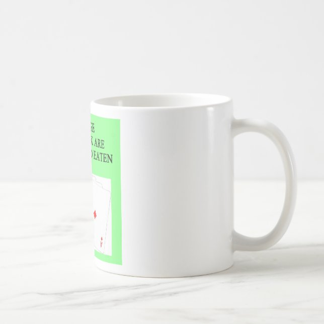 duplicate bridge player coffee mug (Right)