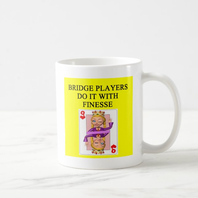 duplicate bridge player coffee mug (Right)