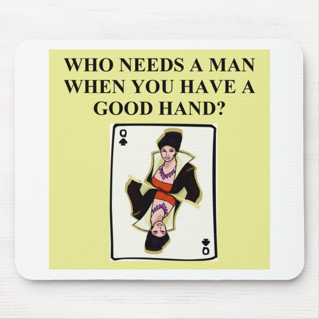 duplicate bridge player design mouse mat (Front)