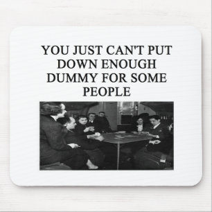 duplicate bridge player design mouse mat