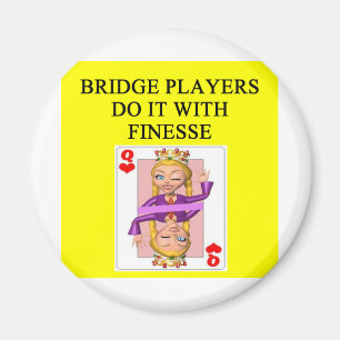 duplicate bridge player magnet