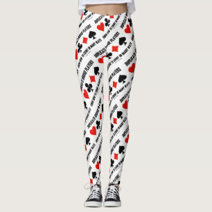 Duplicate Bridge Players Know Count In Many Ways Leggings