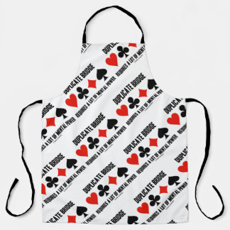 Duplicate Bridge Requires A Lot Of Mental Power Apron