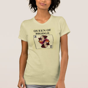 duplicate game player ueen of bridge T-Shirt