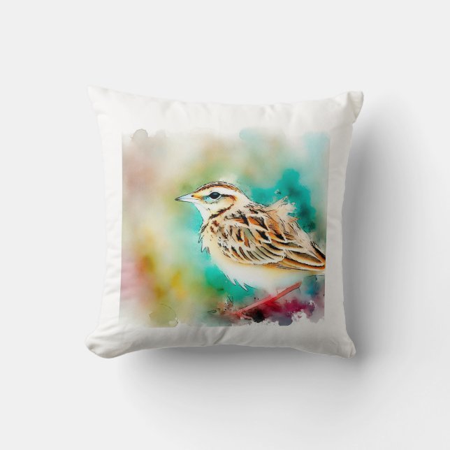 Duponts lark 131024AREF131 - Watercolor Cushion (Front)