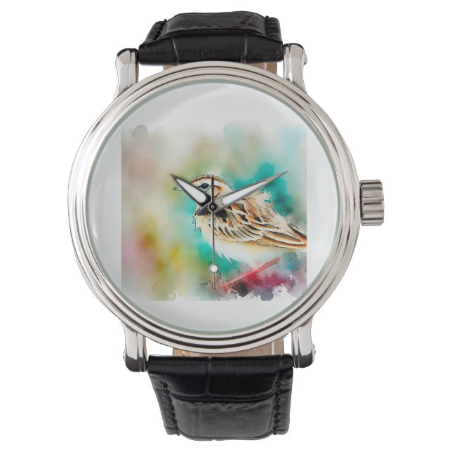 Duponts lark 131024AREF131 - Watercolor Watch (Front)