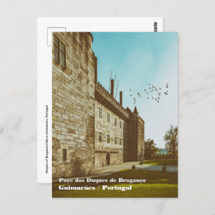 Duques of Braganza Palace, Guimaraes, Portugal. Postcard