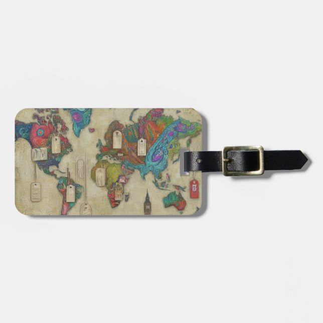 Durable Acrylic Travel Tags (Front Horizontal)