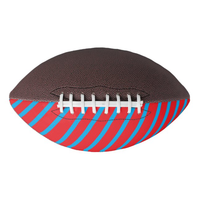 Durable Leather Football for Training Games  American Football (Front)