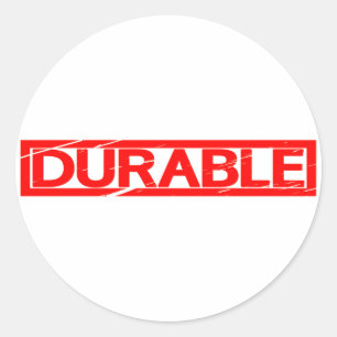Durable Stamp Classic Round Sticker
