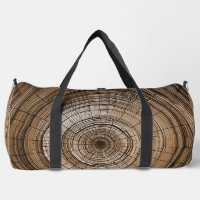 Durable Tree Ring Rings Duffel Bag