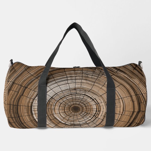 Durable Tree Ring Rings Duffel Bag  (Front)