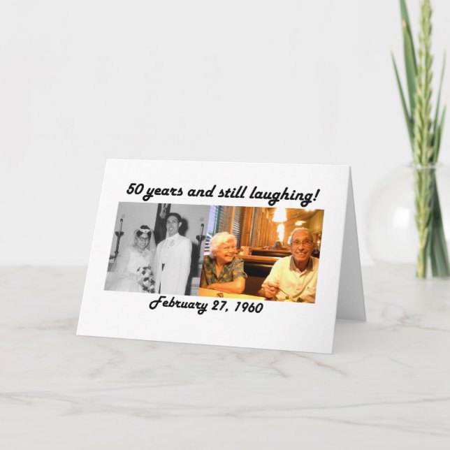 Duran 50th greeting card (Front)