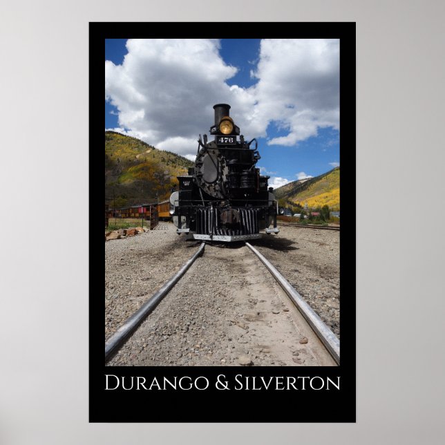 Durango and Silverton Narrow Gauge Railroad Poster (Front)