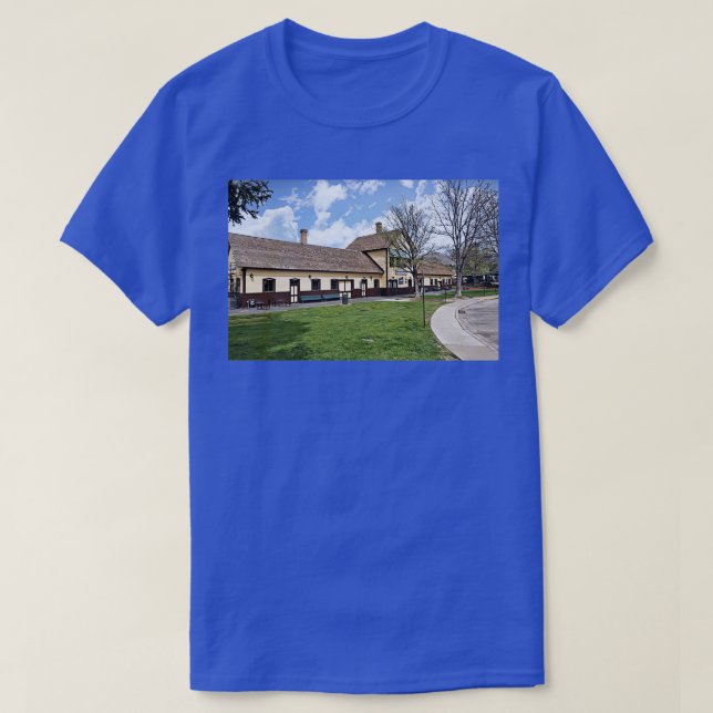 Durango And Silverton Railroad Depot T-Shirt (Design Front)
