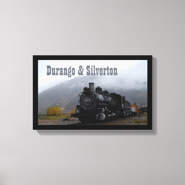 Durango and Silverton Train Canvas Print (Front)