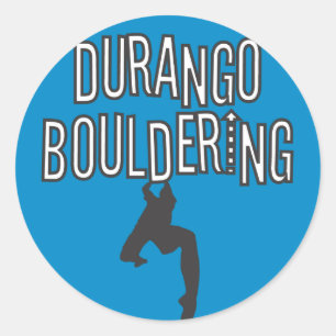 Durango Bouldering Round Sticker