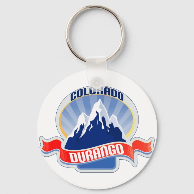 Durango Colorado Key Ring (Front)