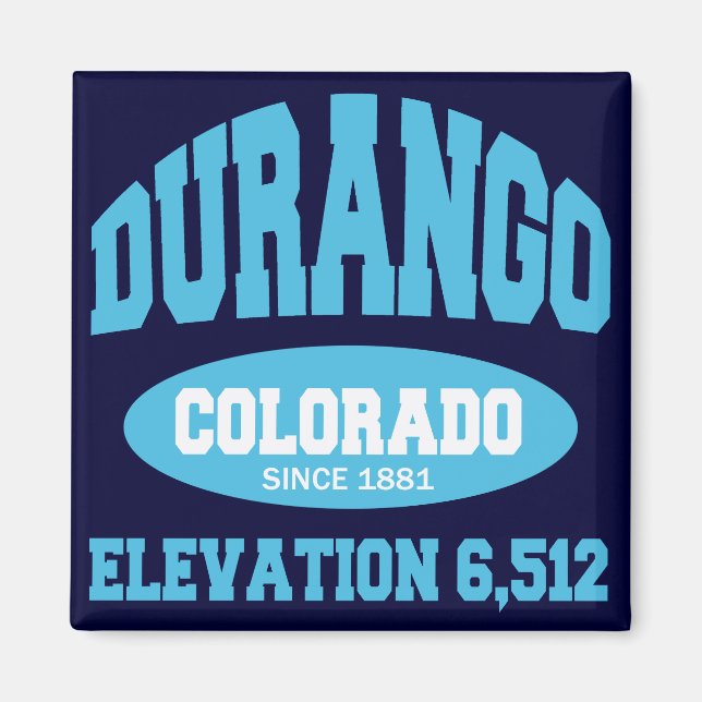 Durango, Colorado Magnet (Front)