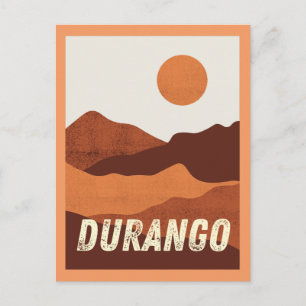 Durango, Colorado Mountains Postcard