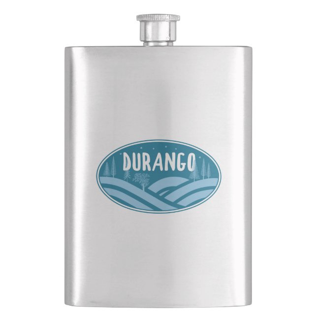 Durango Colorado Outdoors Hip Flask (Front)