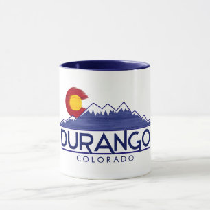 Durango Colorado wood mountains mug