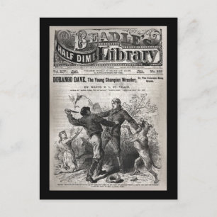 Durango Dave - Beadle's Half Dime Library 1904 Postcard