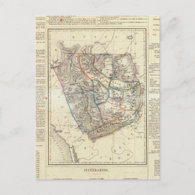 Durango, Mexico Postcard (Front)