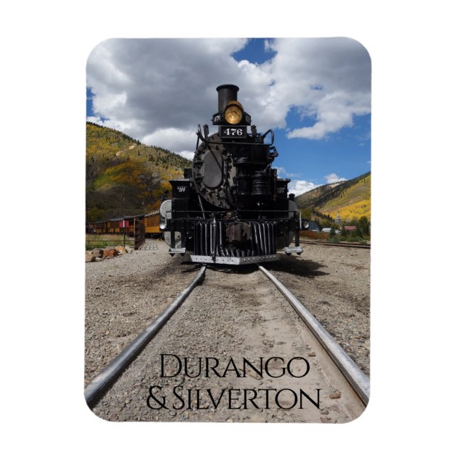 Durango & Silverton Narrow Gauge Railroad Magnet (Vertical)