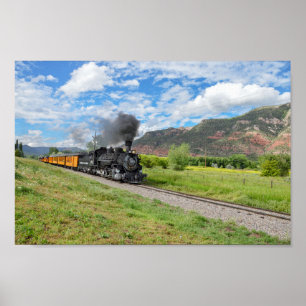 Durango & Silverton Narrow Gauge Railroad Train Poster