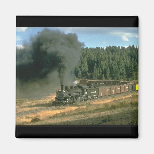 Durango & Silverton No. 480_Steam Trains Magnet (Front)