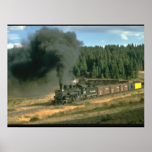 Durango & Silverton No. 480_Steam Trains Poster