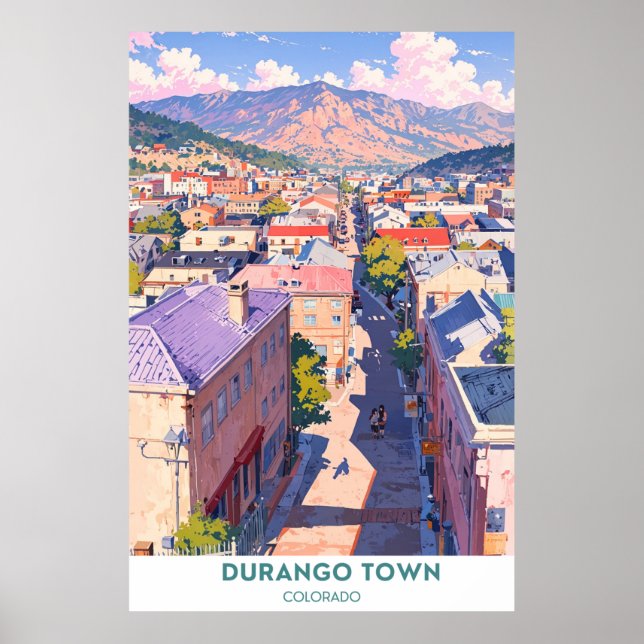 Durango Town - Colorado Poster (Front)