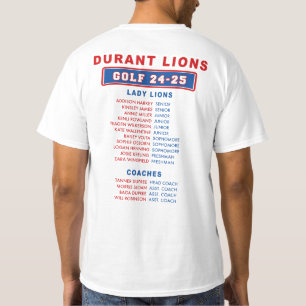 Durant Lady Lion State / Golf 24-25 T-Shirt