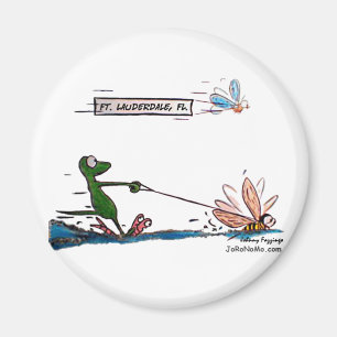 Durante Water Skiing Ft. Lauderdale Florida Magnet