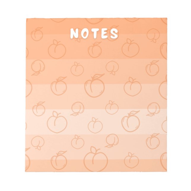 Duraznos con Crema Notepad (Front)