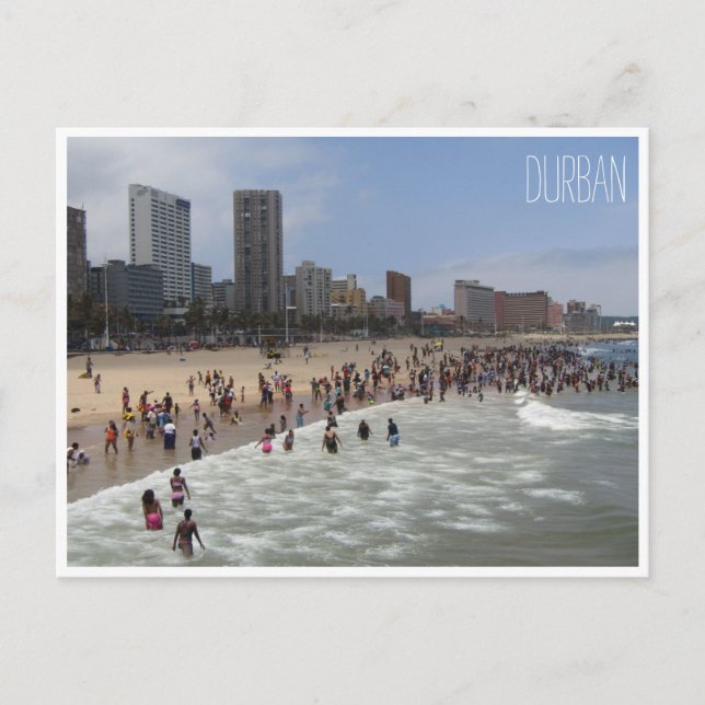 durban beach postcard (Front)