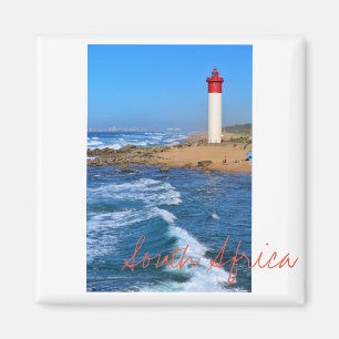 Durban Lighthouse Ocean South Africa Magnet