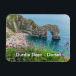 Durdle Door, Dorset fridge magnet<br><div class="desc">A beautiful photograph of the famous Durdle Door on the Jurassic Coast in Dorset in England printed on a souvenir fridge magnet.</div>